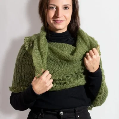 Sciarpa Infinity Soft Peridot green