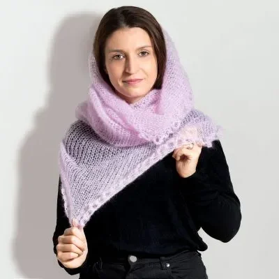 Sciarpa Infinity Soft Pastel Pink