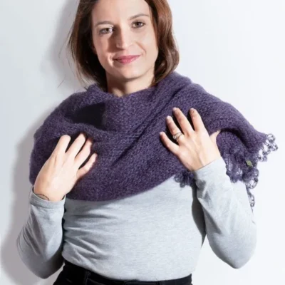 Sciarpa Infinity Soft Plum