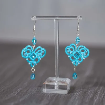 Orecchini | Cuori turchesi