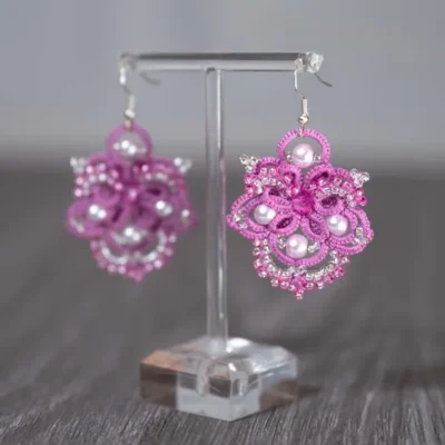 Orecchini | Perle rosa